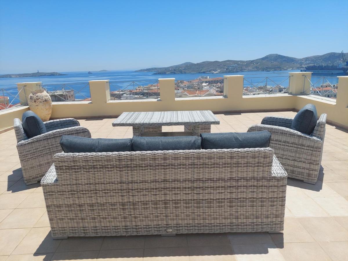 Hermes Penthouse Ermoupoli Exterior foto