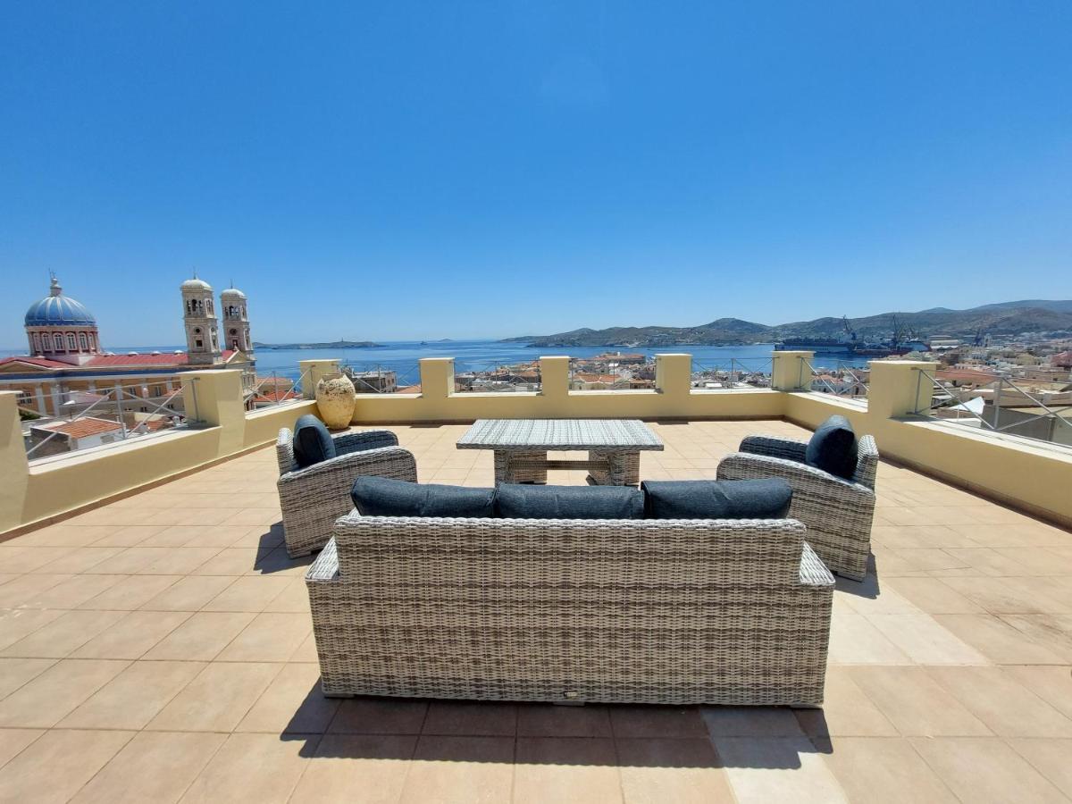 Hermes Penthouse Ermoupoli Exterior foto