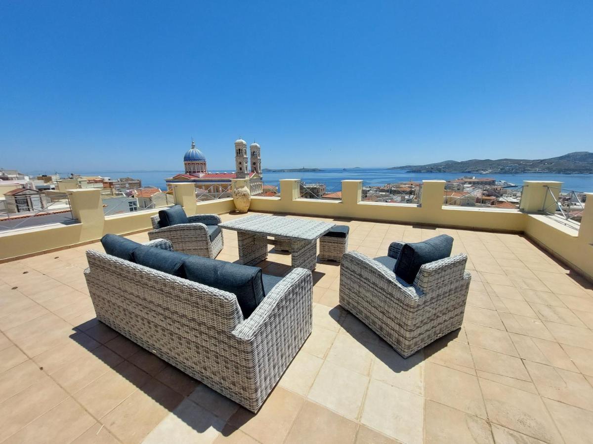Hermes Penthouse Ermoupoli Exterior foto